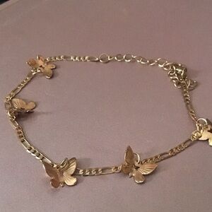 Elegant Gold Butterfly Bracelet